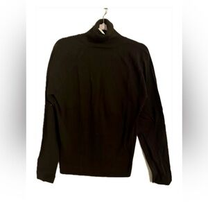 Talbots chocolate brown turtleneck